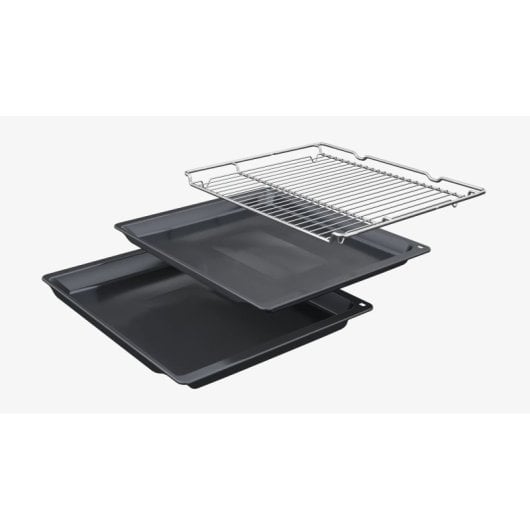 Bosch Serie 8 HRG7761B1 Horno con Vapor Pirolítico 71L A+ Negro
