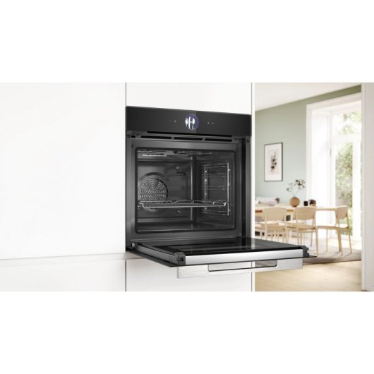 Bosch Serie 8 HBG7764B1 Horno Eléctrico Convencional Pirolítico 71L A+ Negro