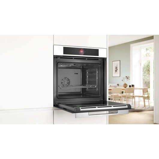 Bosch Serie 8 HBG7341W1 Horno Eléctrico Convencional 71L A+ Blanco