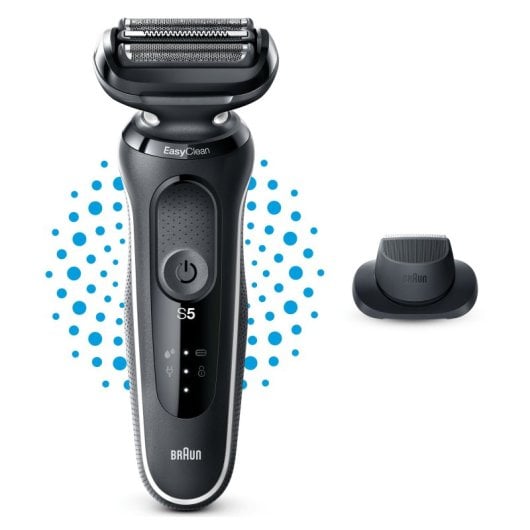 Braun Series 5 51-W1200S Afeitadora y Recortadora de Láminas Negro, Blanco