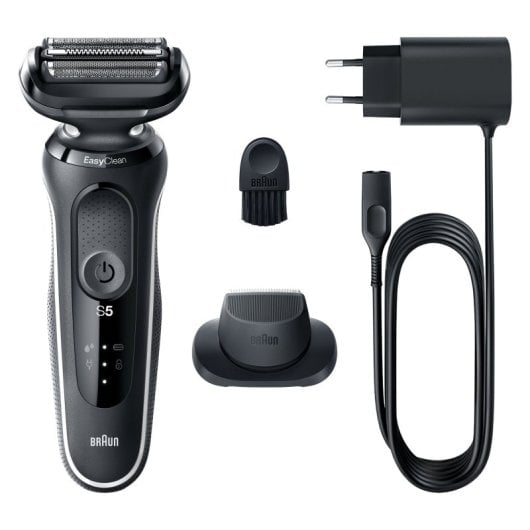 Braun Series 5 51-W1200S Afeitadora y Recortadora de Láminas Negro, Blanco