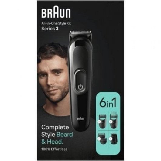 Cortapelos Multifunción Braun MGK3410 Inalámbrico 1-21mm 50min 4 Peines Lavable Precisión