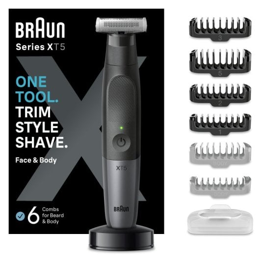 Braun XT5300 Cortapelos Inalámbrico Negro