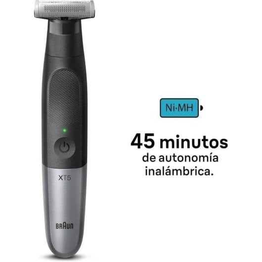 Tondeuse Multifonction Braun XT5200 Sans Fil 45min Sec et Mouillé 6 Sabots
