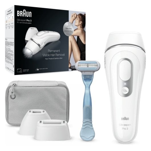 Braun Silk-expert Pro Silk expert Pro 3 PL3121 Lumière pulsée intense (IPL) Argent, Blanc
