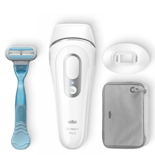 Braun Silk-expert Pro Silk expert Pro 3 PL3121 Lumière pulsée intense (IPL) Argent, Blanc