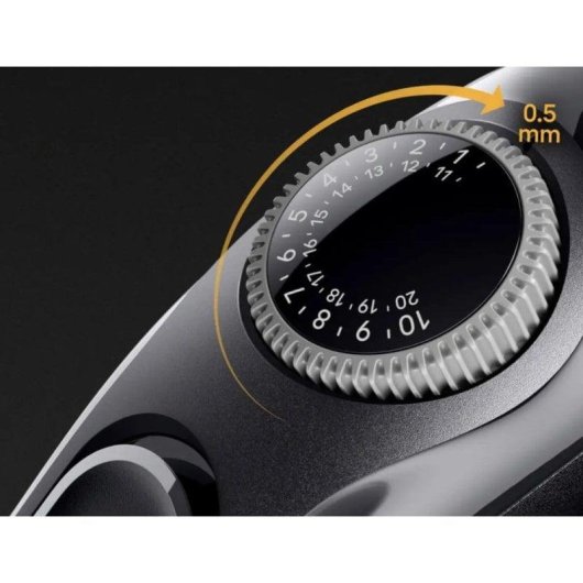 Bartschneider Braun BT3410 Kabellos 50min Nur Trockenrasur 40 Einstellungen 2 Aufsteckkämme