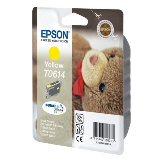 Cartucho Epson Teddybear T0614 amarelo