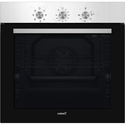 Four Encastrable Cata MES 8007 X Hydrolyse 80L 60cm A 7 Fonctions Noir Inox