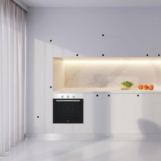 Four Encastrable Cata MES 8007 X Hydrolyse 80L 60cm A 7 Fonctions Noir Inox