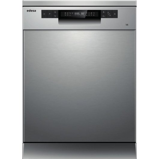 Máquina de lavar loiça Edesa EDW-6242 X 14 Talheres Classe C Inox Motor Inverter 7 Programas