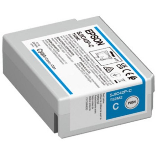 Cartuccia inchiostro Epson SJIC42P-C Ciano compatibile CW-C4000e Series