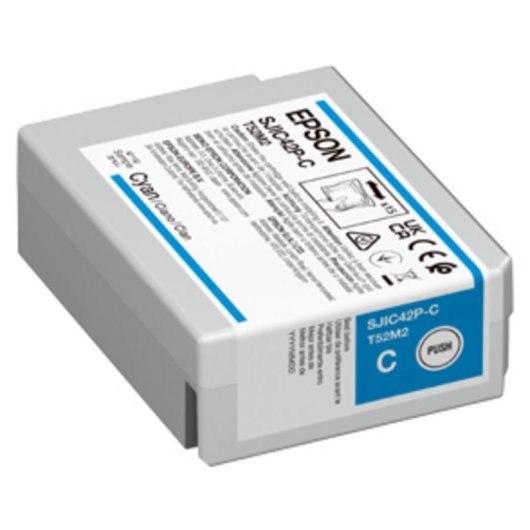 Cartuccia inchiostro Epson SJIC42P-C Ciano compatibile CW-C4000e Series
