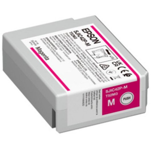 Cartouche d’encre Epson SJIC42P-M Magenta pour CW-C4000e, pack individuel