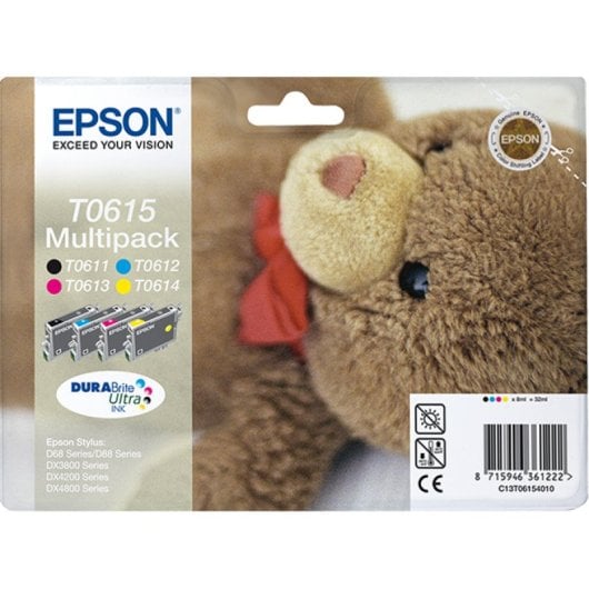 Epson Teddybear Multipack T0615 4 couleurs