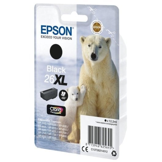 Epson 26XL Schwarz-Tintenpatrone Hohe Kapazität