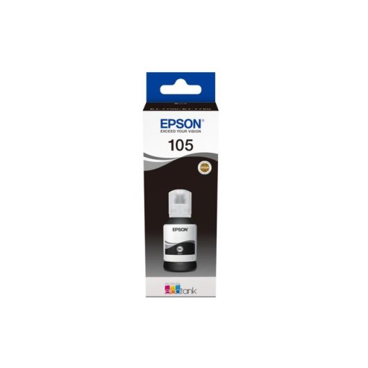 Bouteille d'encre Epson 105 EcoTank pigment noir