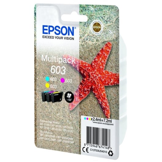 Cartucho de Tinta Epson Multipack 603 Cian/Amarillo/Magenta