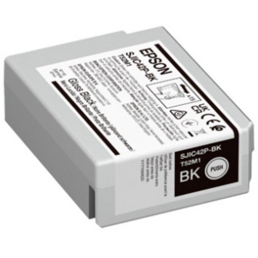Cartucho de Tinta Epson SJIC42P-BK Preto Compatível CW-C4000e
