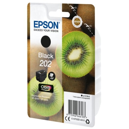 Cartucho de Tinta Original Epson Kiwi 202 Claria Premium Negro