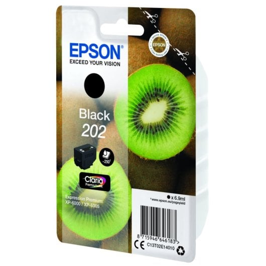 Cartucho de Tinta Original Epson Kiwi 202 Claria Premium Negro