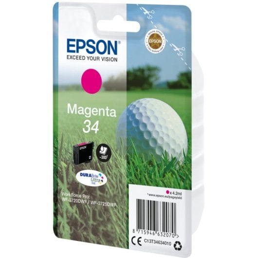 Tintenpatrone Epson Golf Ball 34 DURABrite Ultra Magenta Original