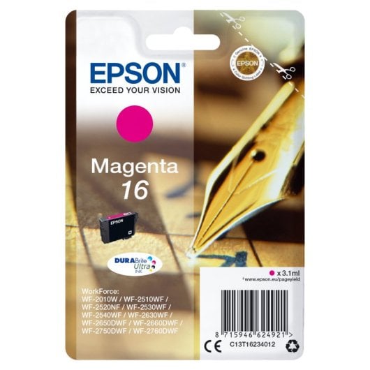 Cartuccia Epson Pen e cruciverba 16 magenta (etichetta RF)