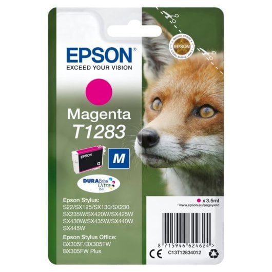 Cartucho Magenta Epson Fox T1283 (etiqueta RF)
