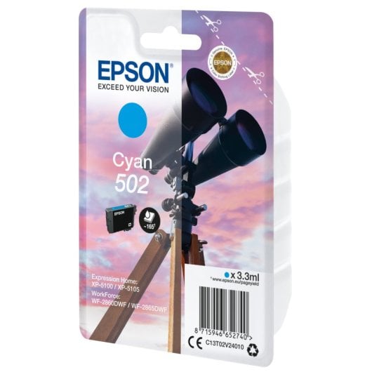 Encre Epson Singlepack Cyan 502