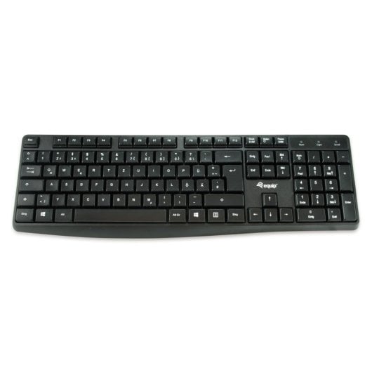 Equipaggia 245212 Tastiera portoghese USB QWERTY Nera