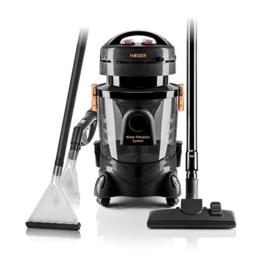 Aspirateur Poussière et Eau Haeger VC-12W.045A 1400W Réservoir 9L Filtre Eau Allergies