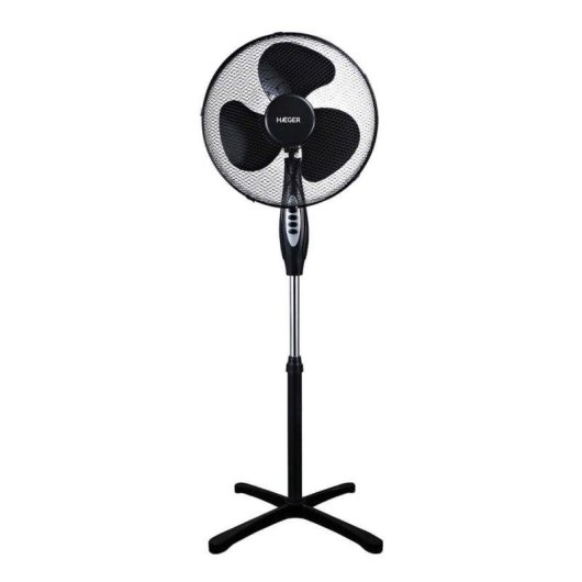 Ventilatore a piantana Haeger Cross Wind 45W 130cm Nero oscillazione 90°