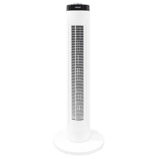 Turmventilator Haeger Tower Wind 45W 81cm 3 Stufen Oszillation 90° Schwarz/Weiß