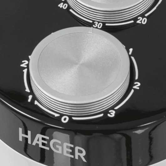 Turmventilator Haeger Tower Wind 45W 81cm 3 Stufen Oszillation 90° Schwarz/Weiß