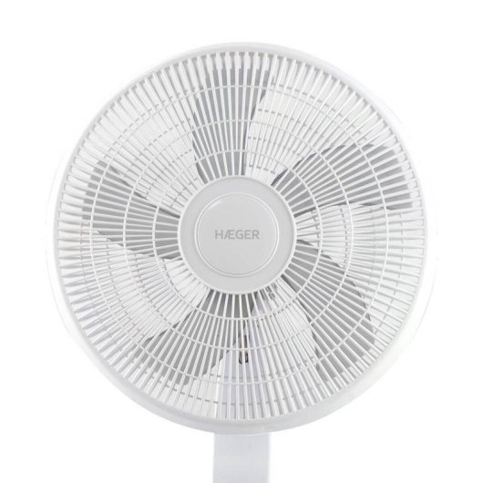 Ventoinha de Pé Haeger Smooth Wind 45W 40cm 3 Velocidades Oscilação Silenciosa