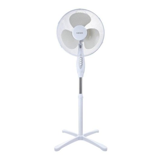 Ventilador Haeger Cross Wind SF-16W.011A 45W 3 Velocidades 40cm Blanco