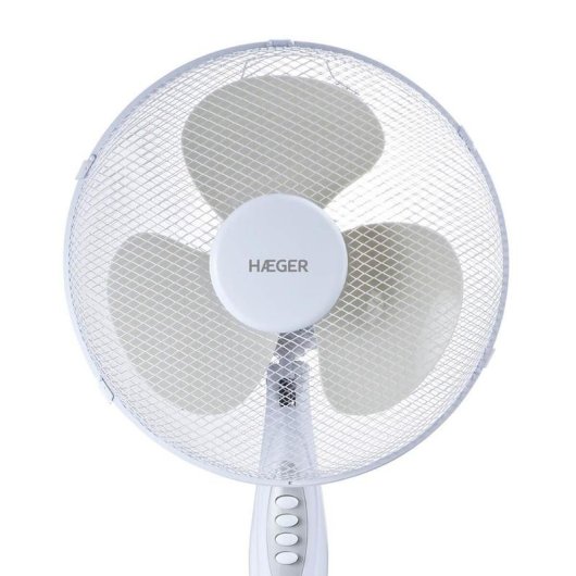 Ventilador Haeger Cross Wind SF-16W.011A 45W 3 Velocidades 40cm Blanco
