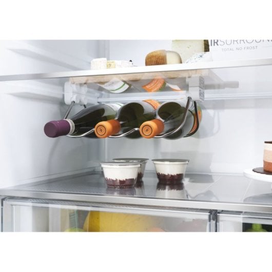 Frigorifero side-by-side Haier Cube 83 Series 5 HCW58F18EWMP Libera installazione 507 LE Platino, Acciaio inossidabile