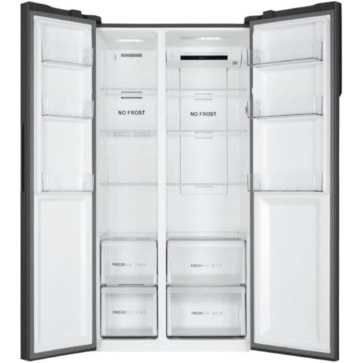 Haier SBS 90 Serie 3 HSR3918ENPB Frigorífico Americano E Preto