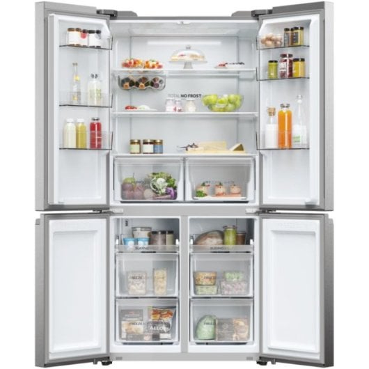 Haier Cube 90 Serie 5 HCR5919ENMP Frigorífico Americano NoFrost E Acero inoxidable