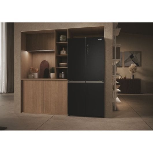 Haier Cube 83 Serie 3 HCR3818ENPT Frigorífico Americano E Antracita