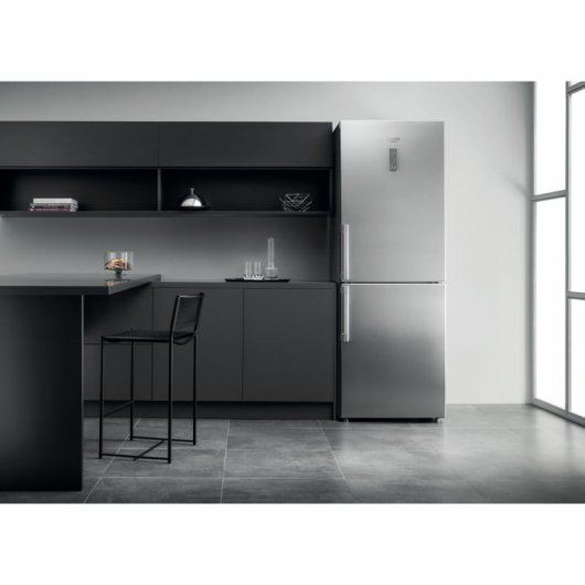 Hotpoint HA70BE 72 X Frigorífico Combi E Acero Inoxidable