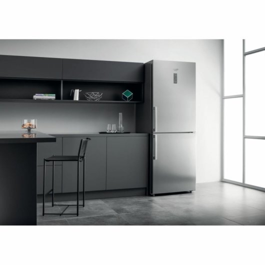 Hotpoint HA70BE 72 X Frigorífico Combi E Acero Inoxidable