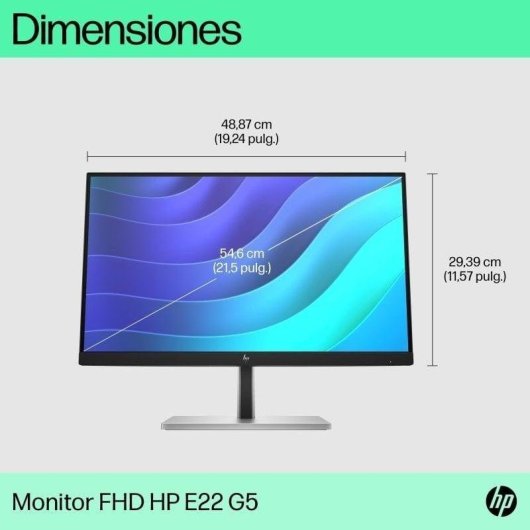 Monitor HP E22 G5 21,5" FullHD 75Hz IPS Ergonomie USB-Hub
