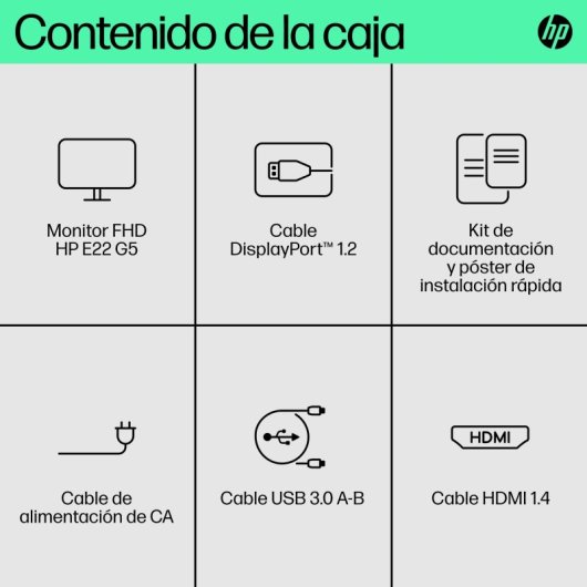 HP E-Series E22 G5 21.5" LED IPS FullHD 75Hz