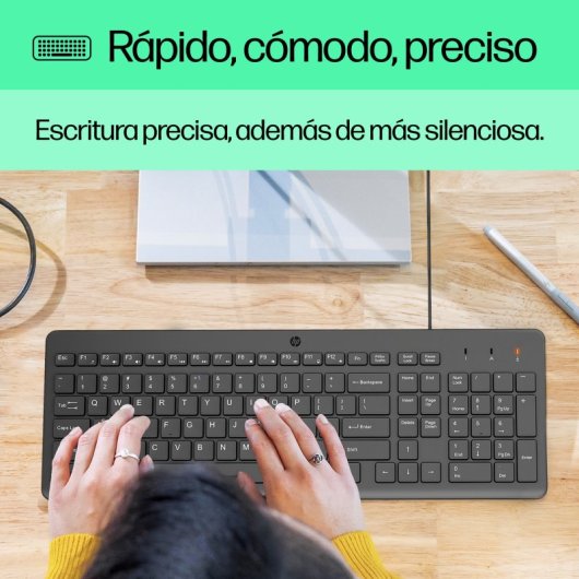 HP 150 Teclado USB Preto (PT)