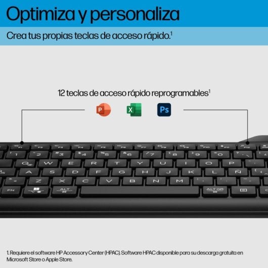 HP 475 Teclado Sem Fios Modo Duplo Preto (PT)