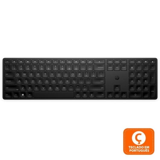 HP 450 Teclado Programável Sem Fios Preto (PT)