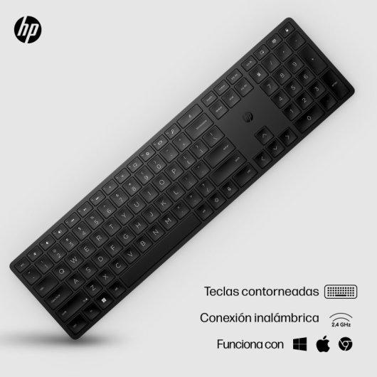 HP 450 Teclado Programável Sem Fios Preto (PT)
