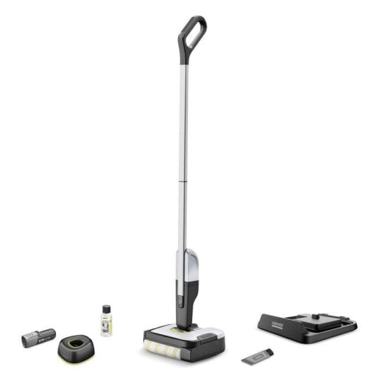 Aspirador sem Fio lava e aspira Karcher FC 2-4 4V 20min Depósito Duplo Escova Motorizada